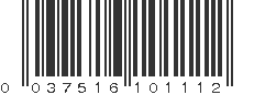 UPC 037516101112