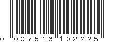 UPC 037516102225