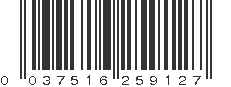 UPC 037516259127