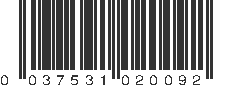 UPC 037531020092