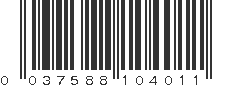 UPC 037588104011