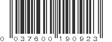 UPC 037600190923