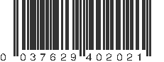 UPC 037629402021