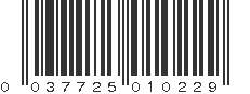 UPC 037725010229