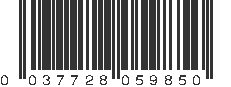 UPC 037728059850