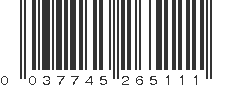 UPC 037745265111