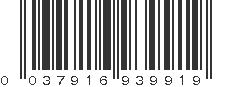 UPC 037916939919