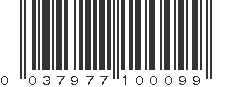 UPC 037977100099