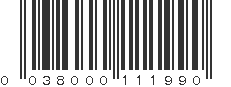 UPC 038000111990