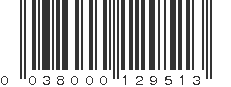 UPC 038000129513