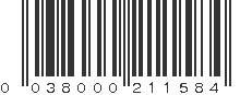 UPC 038000211584