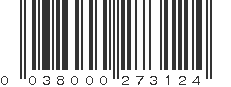 UPC 038000273124