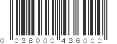 UPC 038000436000