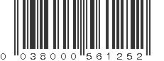 UPC 038000561252