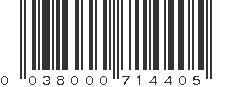 UPC 038000714405