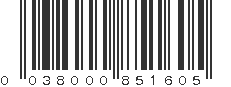 UPC 038000851605