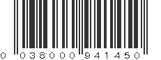 UPC 038000941450