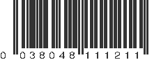 UPC 038048111211