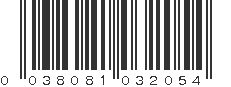 UPC 038081032054