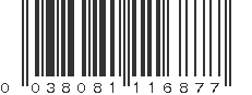 UPC 038081116877