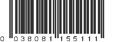 UPC 038081155111