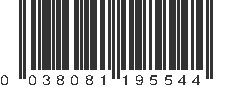 UPC 038081195544