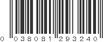 UPC 038081293240