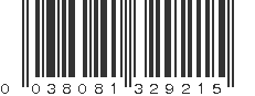 UPC 038081329215