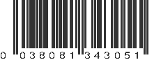 UPC 038081343051
