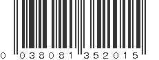 UPC 038081352015