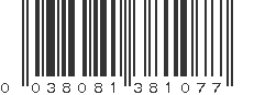 UPC 038081381077