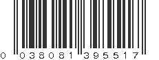 UPC 038081395517