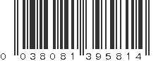 UPC 038081395814