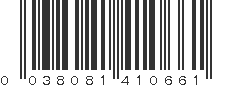 UPC 038081410661