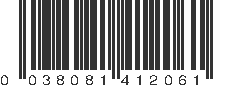 UPC 038081412061