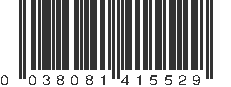 UPC 038081415529