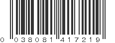 UPC 038081417219