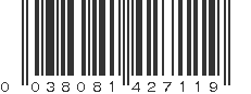 UPC 038081427119