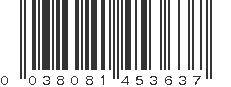 UPC 038081453637