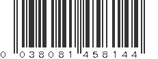 UPC 038081458144