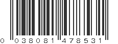 UPC 038081478531