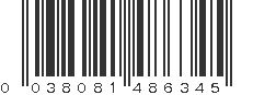 UPC 038081486345