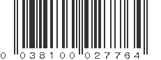 UPC 038100027764