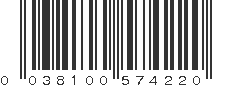 UPC 038100574220