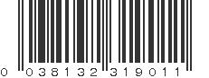 UPC 038132319011