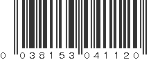 UPC 038153041120