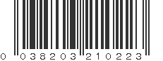 UPC 038203210223