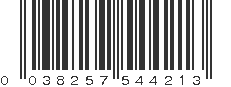 UPC 038257544213