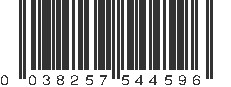 UPC 038257544596