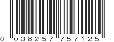 UPC 038257757125